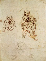 Étude pour la Vierge et l